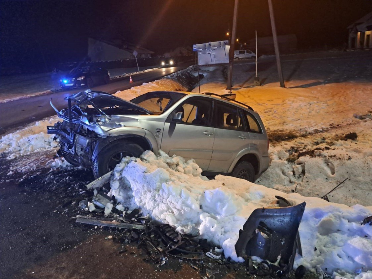Nietrzeźwy kierujący sprawcą wypadku w Osobnicy