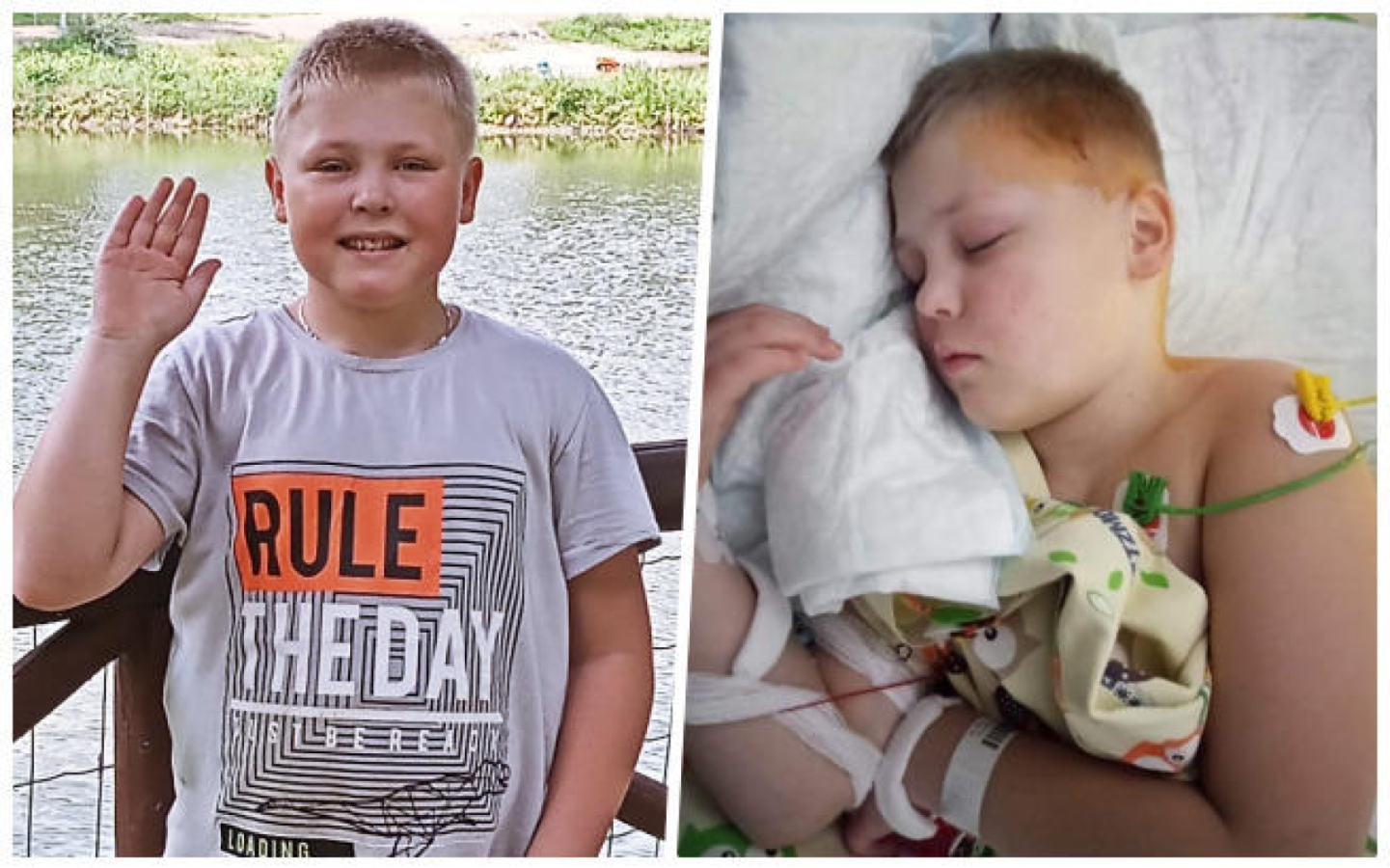 10-letni Łukasz walczy z rakiem mózgu