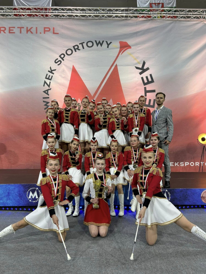 Mażoretki z Beska ze złotym medalem mistrzostw Polski