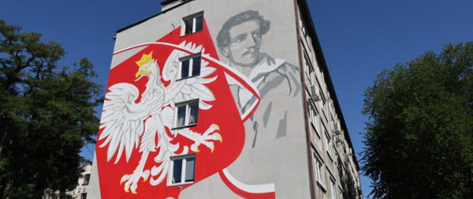 Powstał mural na budynku urzędu Gminy Jasło