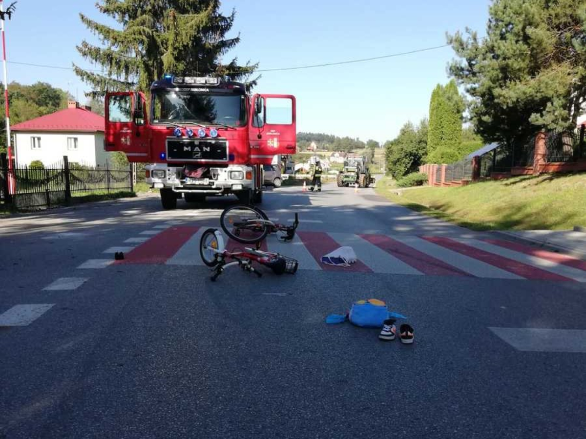 Pięciolatek potrącony na przejściu dla pieszych