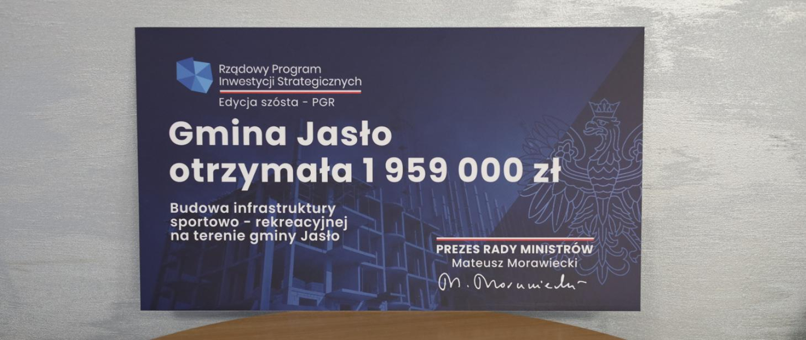 Gmina Jasło z kolejnym dofinansowaniem