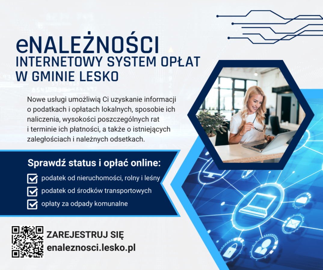 Gmina Lesko wprowadziła Internetowy system eNależności