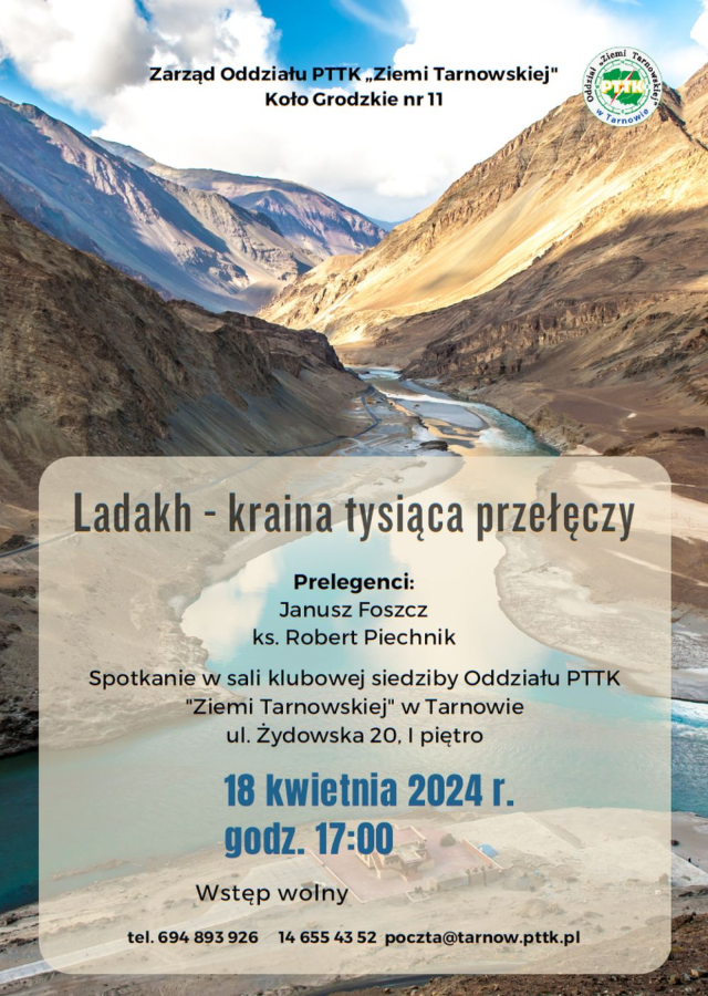 „Ladakh – kraina tysiąca przełęczy” - weź udział w spotkaniu