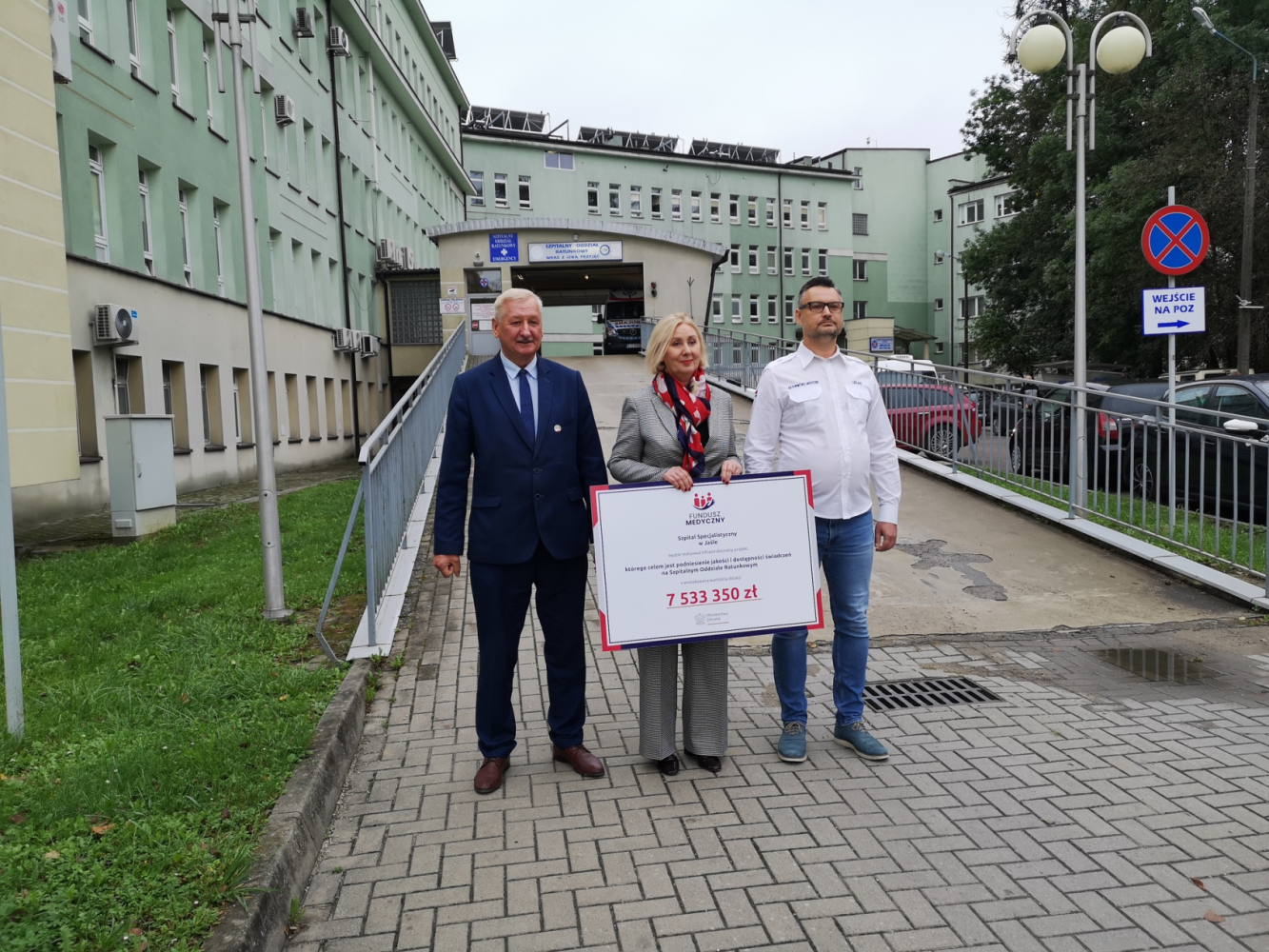 Jasielski szpital otrzyma 7,5 mln złotych na  modernizację SOR