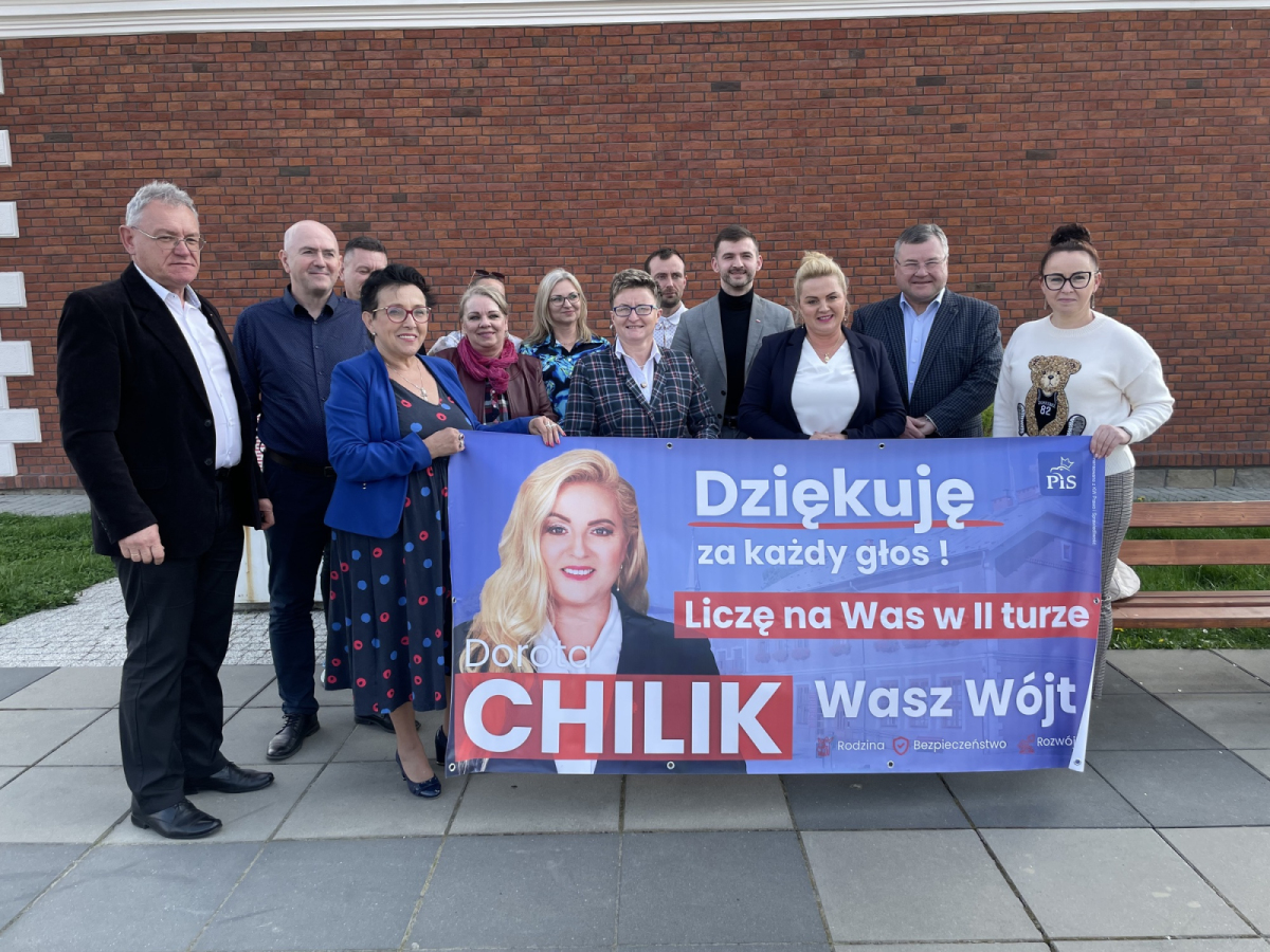 Samorządowcy poparli kandydaturę Doroty Chilik w II turze wyborów